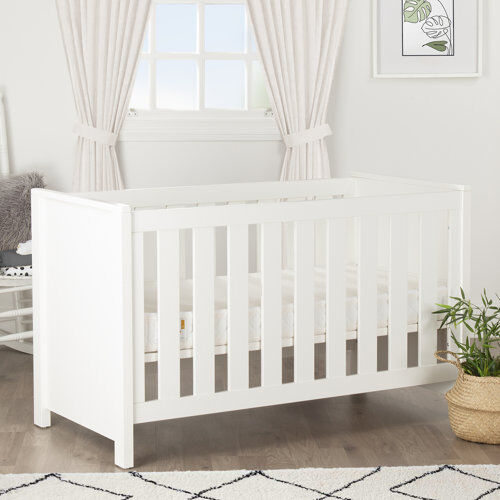 CuddleCo Aylesbury Cot Bed CuddleCo Colour: White CuddleCo Aylesbury Cot Bed CuddleCo Colour: White