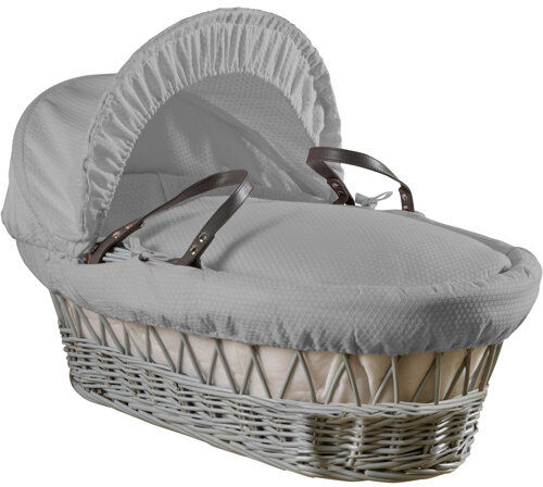 Clair De Lune Dream Moses Basket with Bedding Clair De Lune 66.04cm H x 45.72cm W x 3.81cm D Clair De Lune Dream Moses Basket with Bedding Clair De Lune 66.04cm H x 45.72cm W x 3.81cm D