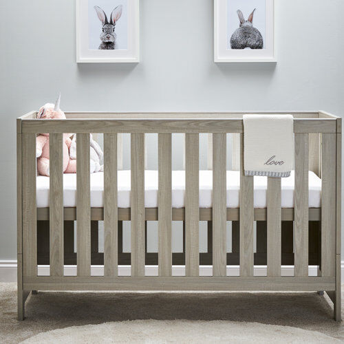Obaby Nika Cot Bed Obaby Colour: Grey Wash 175cm H X 341cm W X 155cm D Obaby Nika Cot Bed Obaby Colour: Grey Wash 175cm H X 341cm W X 155cm D