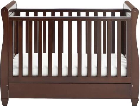 BabyMore Eva Cot Bed BabyMore Colour: Brown  - Size: BabyMore Eva Cot Bed BabyMore Colour: Brown  - Size: