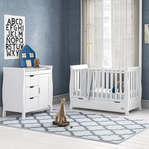 Obaby Stamford Mini 2 Piece Nursery Furniture Set Obaby  - Size: 76cm H X 50cm W X 40cm D