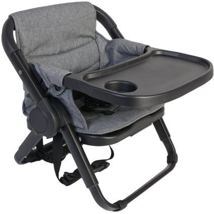 ONNA Booster Seat ONNA Finish: Grey/Black  - Size: 9cm H X 34cm W X 53cm D ONNA Booster Seat ONNA Finish: Grey/Black  - Size: 9cm H X 34cm W X 53cm D