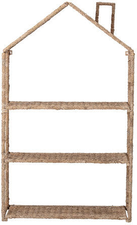 Bloomingville Samad 137.5cm Bookcase Bloomingville  - Size: 42cm H X 1cm W X 32cm D Bloomingville Samad 137.5cm Bookcase Bloomingville  - Size: 42cm H X 1cm W X 32cm D