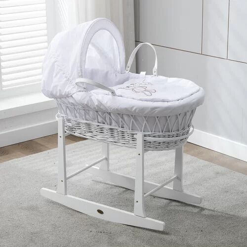 Harriet Bee Dozier Moses Basket with Bedding and Stand Harriet Bee  - Size: 45 x 45cm Harriet Bee Dozier Moses Basket with Bedding and Stand Harriet Bee  - Size: 45 x 45cm