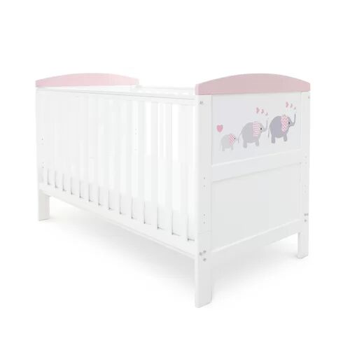 Ickle Bubba Elephant Coleby Cot Bed with Mattress Ickle Bubba Mattress Type: Sprung  - Size: 66 x 77 cm