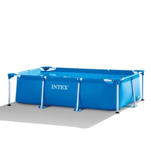 vidaXL Intex Swimming Pool Rectangular Frame 260 x 160 x 65 cm 65.0 H x 160.0 W x 260.0 D cm