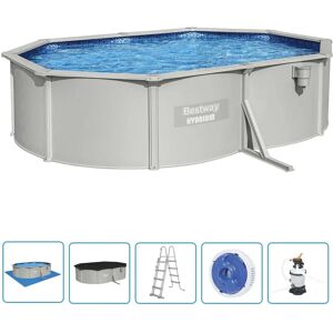 VidaXL Steel Hard Sided Pool 120.0 H x 360.0 W x 500.0 D cm