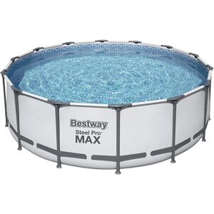 Bestway 4 ft x 14 ft Steel Frame Set Pool 122.0 H x 427.0 W x 427.0 D cm