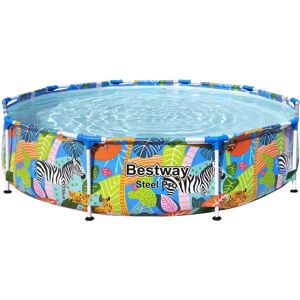 vidaXL Bestway Swimming Pool Steel Pro Frame 305x66 cm 66.0 H x 305.0 W cm