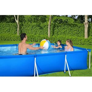 Bestway 2'7 x 13'1 x 6'11 W Steel Frame Set Pool 66.0 H x 210.0 W x 210.0 D cm