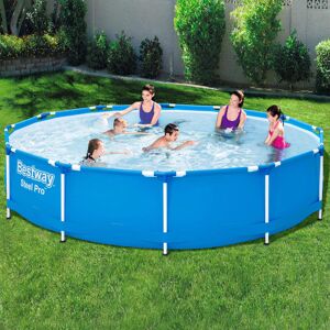 Bestway Steel Pro Swimming Pool - Above Ground Durable Round Pool - 366x76 cm Bestway Steel Pro Swimming Pool - Above Ground Durable Round Pool - 366x76 cm