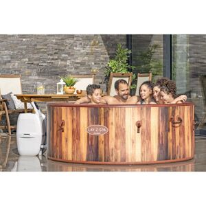 Lay-Z-Spa Helsinki Airjet Plus Hot Tub With Wifi Brown 66cm H X 180cm W X 180cm D Lay-Z-Spa Helsinki Airjet Plus Hot Tub With Wifi Brown 66cm H X 180cm W X 180cm D