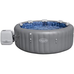 Lay-Z-Spa Santorini Hydrojet Pro 7 Grey Grey 80cm H X 216cm W X 216cm D Lay-Z-Spa Santorini Hydrojet Pro 7 Grey Grey 80cm H X 216cm W X 216cm D
