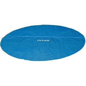 vidaXL Plastic Round Pool Cover Blue 549cm H x 538cm W x 538cm D vidaXL Plastic Round Pool Cover Blue 549cm H x 538cm W x 538cm D
