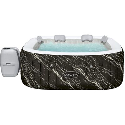 Lay-Z-Spa Florence Airjet 6 Marble Black 66cm H X 180cm W X 180cm D Lay-Z-Spa Florence Airjet 6 Marble Black 66cm H X 180cm W X 180cm D