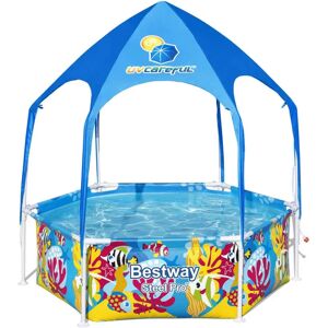 vidaXL Bestway Steel Pro UV Careful Above Ground Pool for Kids 183x51 cm 51.0 H x 183.0 W x 183.0 D cm