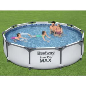 vidaXL Bestway Steel Pro MAX Swimming Pool Set 305x76 cm 76.0 H x 305.0 W x 305.0 D cm