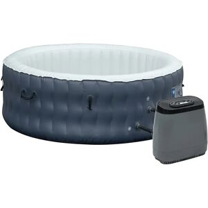 Outsunny 3-Person 1-Jet Inflatable Spa blue