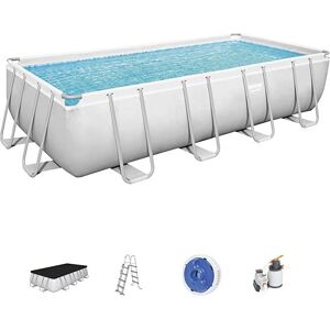 Bestway 4 ft x 18 ft x 9 ft Steel Frame Set Pool 122.0 H x 274.0 W x 549.0 D cm