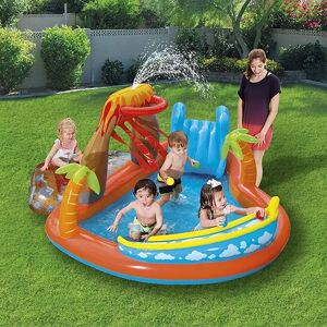 Bestway 3.41 ft. H x 8.7 ft. W Plastic Kiddie Pool 104.0 H x 265.0 W x 265.0 D cm