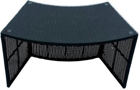 Canadian Spa Co Bar Table - Round Spa Surround Furniture Canadian Spa Co  - Size: 62cm H X 30cm W X 42cm D Canadian Spa Co Bar Table - Round Spa Surround Furniture Canadian Spa Co  - Size: 62cm H X 30cm W X 42cm D