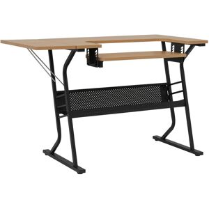 Inbox Zero Abdussamad 113.7Cm x 59.7Cm Sewing Table with Sewing Machine Platform Black 74.3cm H X 113.7cm W X 59.7cm D Inbox Zero Abdussamad 113.7Cm x 59.7Cm Sewing Table with Sewing Machine Platform Black 74.3cm H X 113.7cm W X 59.7cm D