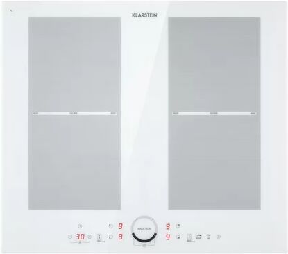 Klarstein Delicatessa Induction Hot Plate Klarstein Colour: White  - Size: 5cm H X 59cm W X 52cm D Klarstein Delicatessa Induction Hot Plate Klarstein Colour: White  - Size: 5cm H X 59cm W X 52cm D