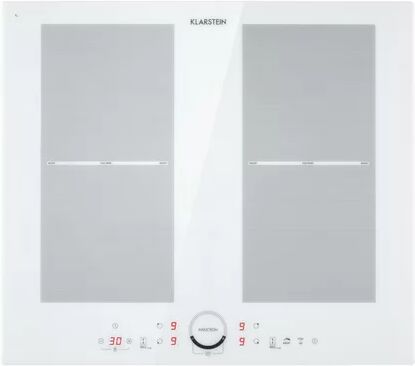 Klarstein Delicatessa Induction Hot Plate Klarstein Colour: White  - Size: 5cm H X 59cm W X 52cm D