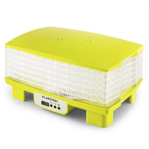 Klarstein Bananarama Dehydrator with 6 Layers Klarstein Colour: Green  - Size: 4cm H x 22.5cm W x 22.5cm D Klarstein Bananarama Dehydrator with 6 Layers Klarstein Colour: Green  - Size: 4cm H x 22.5cm W x 22.5cm D