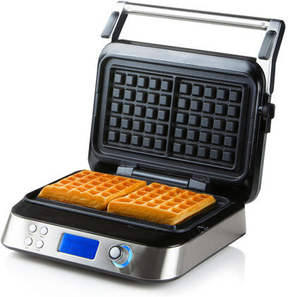 Domo Digital Belgian Waffle Iron Domo  - Size: 17cm H X 56cm W X 27cm D Domo Digital Belgian Waffle Iron Domo  - Size: 17cm H X 56cm W X 27cm D