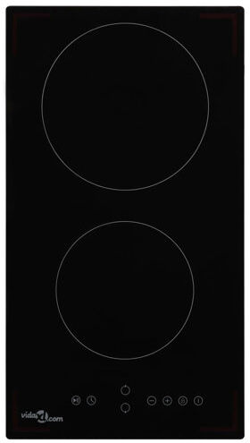Symple Stuff Ceramic Double Induction Hob Symple Stuff  - Size: 48cm H X 15cm W X 15cm D Symple Stuff Ceramic Double Induction Hob Symple Stuff  - Size: 48cm H X 15cm W X 15cm D