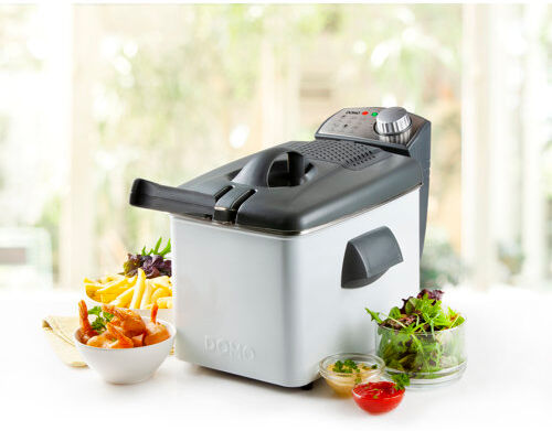 Domo Deep Fryer Domo  - Size: 22cm H X 42cm W X 42cm D Domo Deep Fryer Domo  - Size: 22cm H X 42cm W X 42cm D