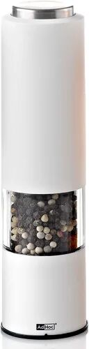 AdHoc Tropical Electric Salt or Pepper Grinder AdHoc Colour: White  - Size: 80cm H X 80cm W X 2cm D