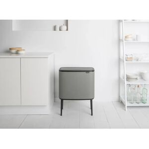 Brabantia Bo Touch Bin, 36L gray 68.0 H x 54.0 W x 31.5 D cm