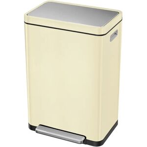 EKO X Cube Recycling Bin Cream 20+20L brown/gray 65.2 H x 36.2 W x 29.0 D cm