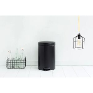 Brabantia NewIcon 20 Litre Soft Closing Pedal Bin black 52.0 H x 32.5 W x 35.5 D cm