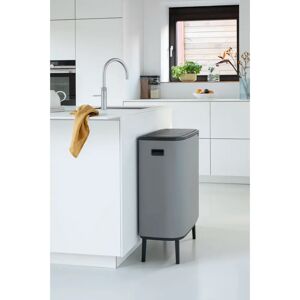 Brabantia Bo Hi 60 Litre Touch Bin gray 75.0 H x 59.5 W x 38.0 D cm