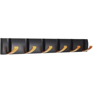 Latitude Run Adalay Aluminium 6 - Hook Wall Mounted Coat Rack 6cm H X 48.5cm W X 1.5cm D