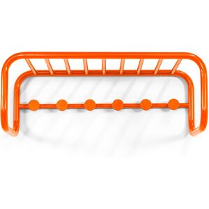 Spinder Design Retro Steel Wall 5 - Hook Coat Rack Orange 24.8cm H X 72cm W X 35.2cm D Spinder Design Retro Steel Wall 5 - Hook Coat Rack Orange 24.8cm H X 72cm W X 35.2cm D