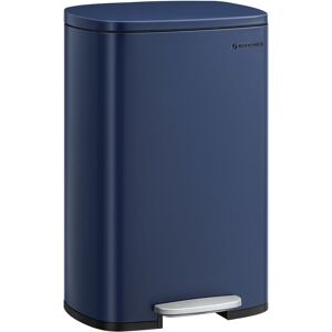 Ivy Bronx Kitchen Bin 50L, Pedal Bin For Kitchen, Rubbish Bin, Soft Close, Step-On Pedal, Steel, Inner Bucket Blue 50L Ivy Bronx Kitchen Bin 50L, Pedal Bin For Kitchen, Rubbish Bin, Soft Close, Step-On Pedal, Steel, Inner Bucket Blue 50L