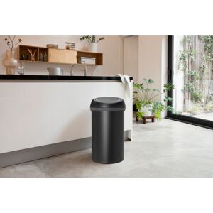 Brabantia 60 Litre Touch Bin Mineral Moonlight Black 60L Brabantia 60 Litre Touch Bin Mineral Moonlight Black 60L