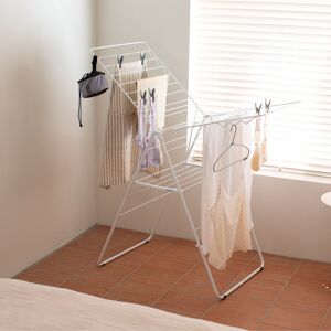 Brabantia Hangon 20 m Folding Drying Rack White 98cm H X 59cm W X 5cm D Brabantia Hangon 20 m Folding Drying Rack White 98cm H X 59cm W X 5cm D