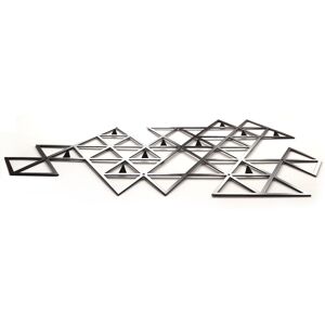 17 Stories Gualdino 10 - Hook Wall Mounted Coat Rack in Black Black 51.7cm H X 80cm W X 2cm D 17 Stories Gualdino 10 - Hook Wall Mounted Coat Rack in Black Black 51.7cm H X 80cm W X 2cm D