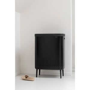 Brabantia Bo Hi 2 x 45 Litre Laundry Bin Matt Black 79cm H X 54cm W X 32cm D Brabantia Bo Hi 2 x 45 Litre Laundry Bin Matt Black 79cm H X 54cm W X 32cm D