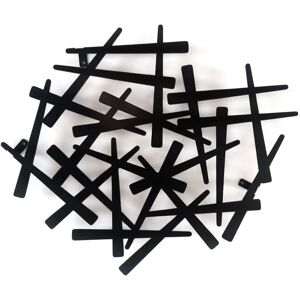 Metro Macomber 15 - Hook Wall Mounted Coat Rack in Black Black 50.3cm H X 60.5cm W X 3.5cm D Metro Macomber 15 - Hook Wall Mounted Coat Rack in Black Black 50.3cm H X 60.5cm W X 3.5cm D