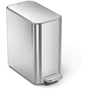 Simplehuman 5L Slim Pedal Bin Stainless Steel 5L Simplehuman 5L Slim Pedal Bin Stainless Steel 5L
