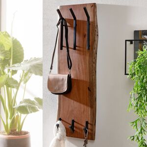 Union Rustic Binns Solid Wood 3 - Hook Wall Mounted Coat Rack Brown 100cm H X 35.5cm W X 2.5cm D Union Rustic Binns Solid Wood 3 - Hook Wall Mounted Coat Rack Brown 100cm H X 35.5cm W X 2.5cm D