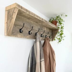 August Grove Acelina Solid Wood Wall 6 - Hook Wall Mounted Coat Rack White 25cm H X 100cm W X 14cm D August Grove Acelina Solid Wood Wall 6 - Hook Wall Mounted Coat Rack White 25cm H X 100cm W X 14cm D