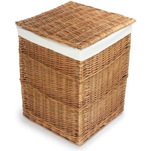 August Grove Wicker Laundry Bin Basket with Lining Light Steamed/White 61" H x 46" W x 46" D August Grove Wicker Laundry Bin Basket with Lining Light Steamed/White 61" H x 46" W x 46" D