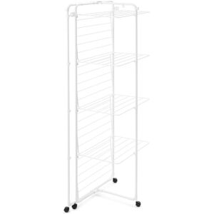Brabantia Hangon Tower Drying Rack White 162.6cm H x 76.2cm W x 73.7cm D Brabantia Hangon Tower Drying Rack White 162.6cm H x 76.2cm W x 73.7cm D